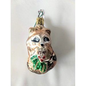 Raccoon Inge Glas Christmas Ornament, Retired Old World Christmas